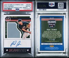 2023 Stars & Stripes USA - Silhouettes Signatures Jersey Paul Skenes (RPA) /200