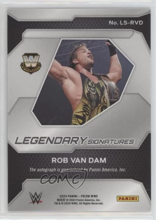 2024 Panini Prizm WWE Legendary Signatures Rob Van Dam #LS-RVD Auto - Image 2 of 2