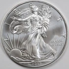 2013 American Silver Eagle (BU) - AUTHENTIC - In a Capsule to Protect It!