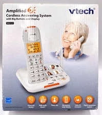 VTech Amplified Senior Cordless Phone w/ Answering Machine, LOUD RING, #SN5127