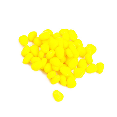 50 Stück TPR Floating Fake Corn Baits für Karpfen und andere Süßwasser Salzw