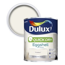 Dulux  Quick Drying Eggshell Paint For Wood  Metal  All Colours  750ml