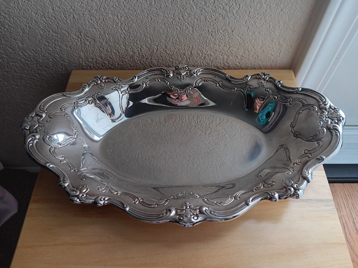 Chantilly Gorham Antique US Silver-Plated Platters & Trays for