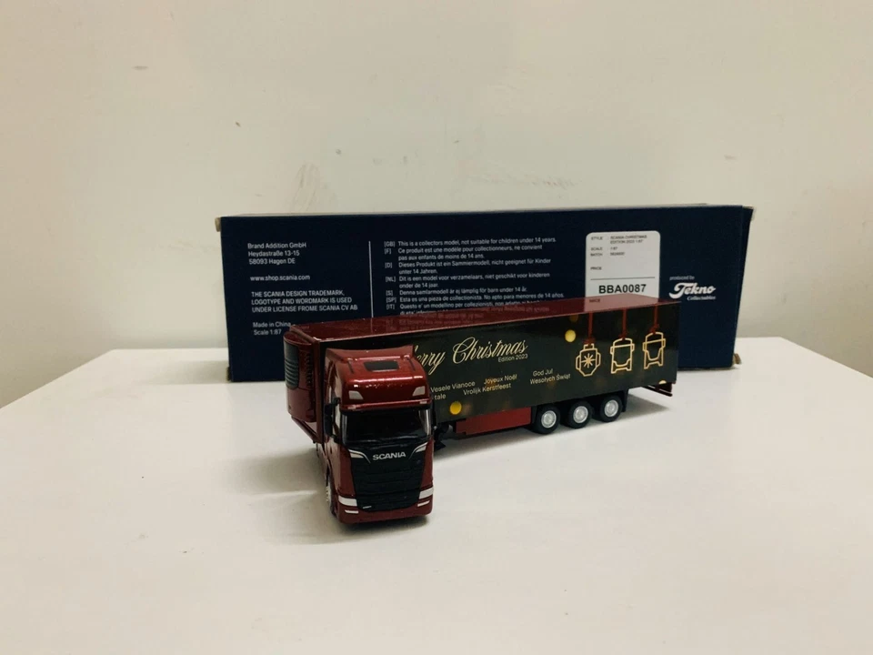 Tekno Scania Christmas Edition 2023 1:87 Scale DieCast Model Truck in Box Gift - Image 2 of 4