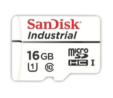 SanDisk Industrial 16GB Micro SD Memory Card Class 10 UHS-I