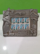 Sylvester and Tweety USPS Pewter Picture Frame 1 1/2" X 2 1/2" Photo Looney Tune