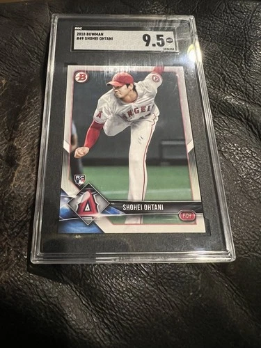 2018 Bowman SHOHEI OHTANI #49 Rookie Card Angels RC Graded SGC 9.5 MT+ !!!!