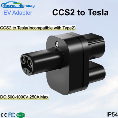 CCS2 to Tesla(DC) EV Charging  Adaptor 250A 250KW for Model 3/X/Y/S CCS2 to NACS