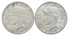 1922 & 1924 & Peace Silver Dollar $1 Bullion Collection Lot *936