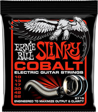 Skinny Top Heavy Bottom Slinky Cobalt Electric Guitar Strings, 10-52 Gauge