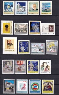ÖSTERREICH Lot Personalisierte Marken Teil 2 (20 Marken) postfrisch/