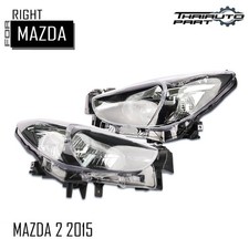 LR Paar Scheinwerferlampe Frontlicht Reflektor für Mazda2 DJ DL...
