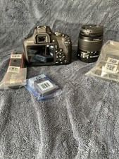 Canon EOS Rebel T6 DSLR Camera 18-55mm Lens 3x Optical Zoom Auto Focus Black