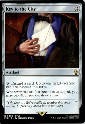 Key to the City Rare Commander: FINAL FANTASY Magic: The Gathering NM