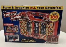 Battery Daddy Storage Organizer Case with Tester Holds. 180 Batteries NEW