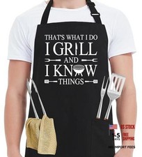 Kaidouma Funny Grilling Aprons for Men - Chef BBQ Grill Apron for Men