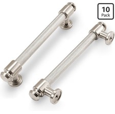 povefonk 10 pack 5 inch brushed satin nickel Kitchen Cabinet Handles pulls