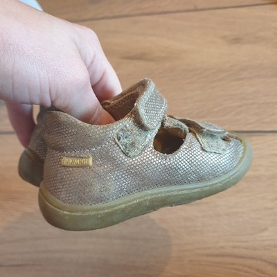Primigi Gr. 20 Kinderschuhe Leder Klett Halbschuhe Mädchen Baby