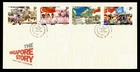 DR WHO 1998 SINGAPORE FDC THE STORY COMBO R55282