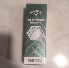 Callaway Chrome Soft Triple Track Tour Preferred Golf Balls White 3 Pack