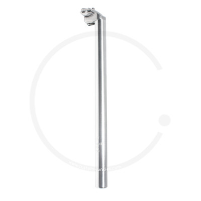 Kalloy Aluminium Patent Sattelstütze Fahrrad Ø 25,2 - 31,8 mm - 400mm - silber