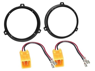 Lautsprechereinbauset für Fiat Panda (03-12) - 165 mm - Hecktür