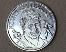 * MEDALLION 1991 SUPER STARS OF LEAGUE ANDREW ETTINGSHAUSEN #CADA7