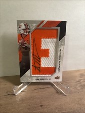 2015 Upper Deck Sean Mannion Rookie Lettermen Auto Patch /50 SSP RARE