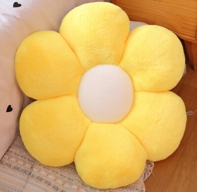 Rabbit Fur Sunflower Flower 20'' Pillow Stuffed Animal Plush Toys Doll Kids Gifts