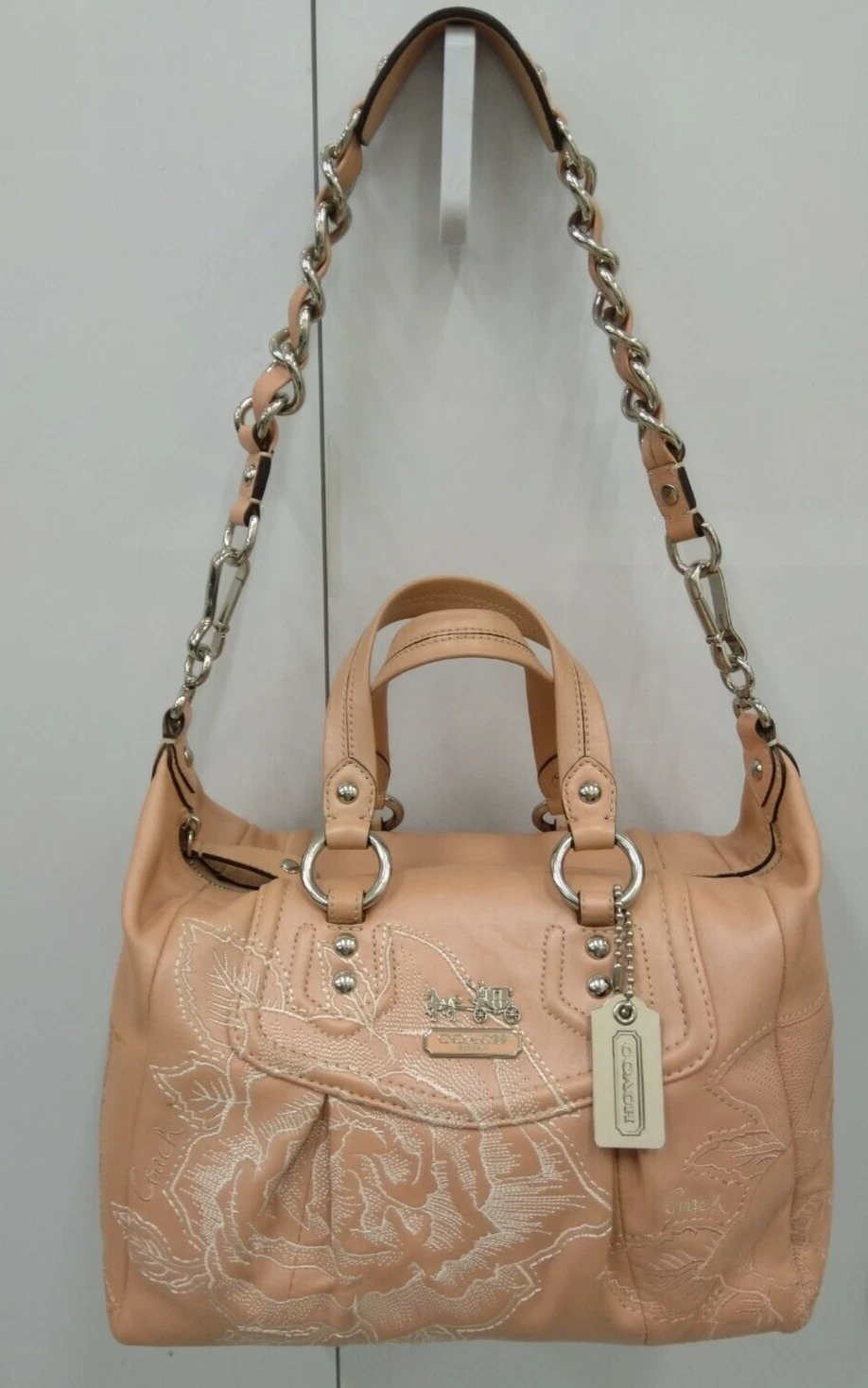 Coach Madison Rosa Antica Floreale Limitata Ed. Borsa a tracolla in pelle