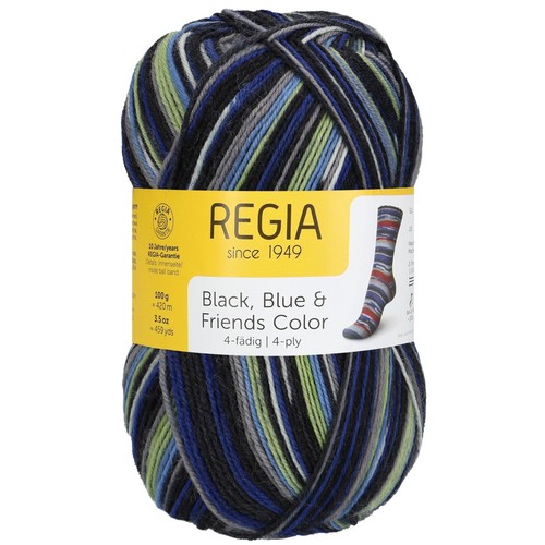100g Schachenmayr Regia Color 4-fädig / 4-fach Sockenwolle Stricken (69,90€/kg) - Bild 194 von 494