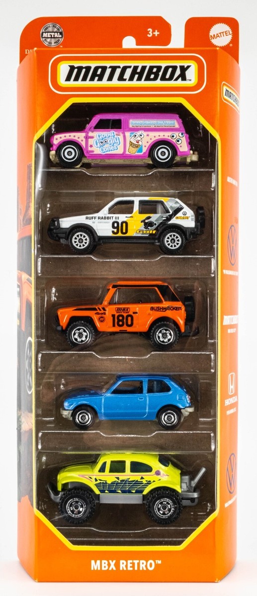2024 Matchbox MBX Retro 5-Pack | Austin | Golf | Honda CVCC