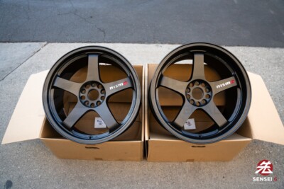 Nismo LMGT4 19x9.5 +30, 19x10.5 +25 5x114.3 Matte GunBlack V37 Q50
