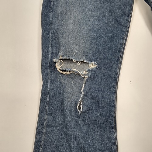 Womens Citizens of Humanity Jeans 29 Skinny Distressed Destroyed Blue Denim USA - Picture 9 of 12