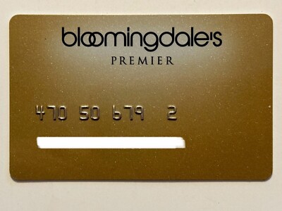 Bloomingdale’s Premier Credit Card▪️Macy’s▪️FDS Bank▪️Version