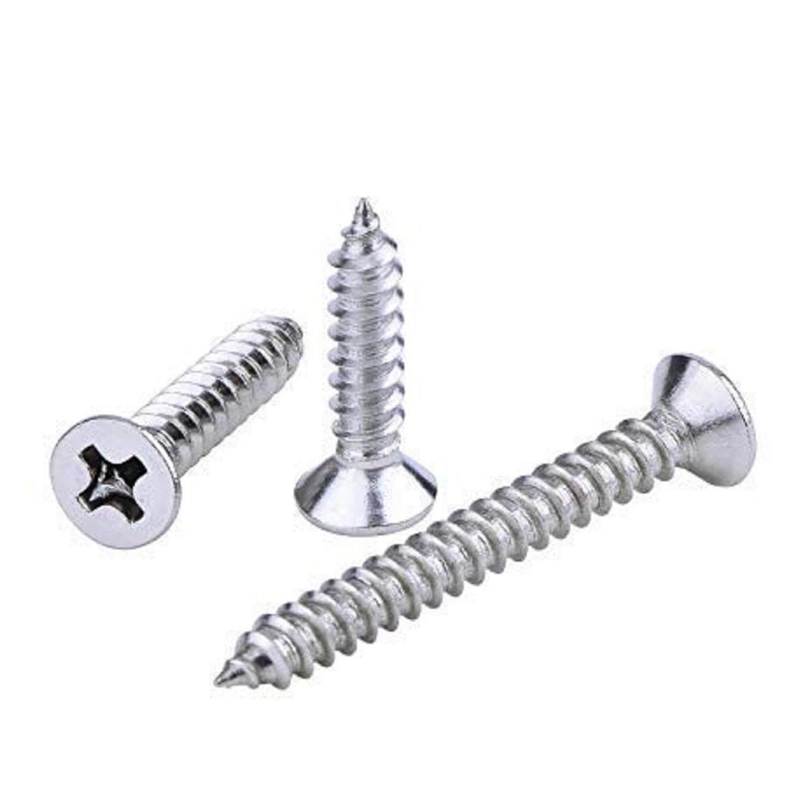 Screws 4 Head Alloy Steel For Fixing Wood Plywood Size 0.75