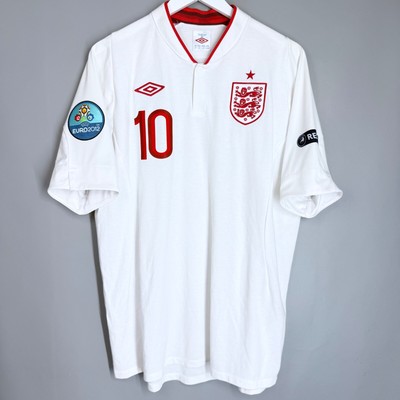 Maillot De Foot Angleterre 2012 Extérieur - Wayne Rooney - Taille M Homme - Occasion Excellent état
