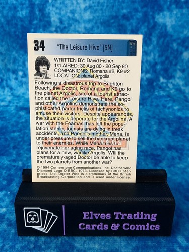 Doctor Who Series One 1 SINGLE Non-Sport Trading Card by Cornerstone 1994 - Picture 66 of 208