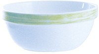 Arcoroc Brush Green Restaurant Stackable Bowl 17cm, 900ml, 6 Bowl Arcoroc Brush Green Restaurant Stackable Bowl 17cm, 900ml, 6 Bowl