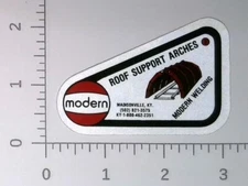 Vintage Modern Welding Company Madisonville Kentucky Coal Mining Sticker Decal