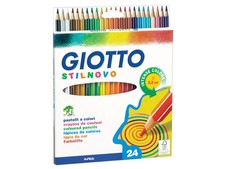 Giotto Stilnovo Colouring Pencils Hexagonal Ideal for Adult colouring Pack of 24