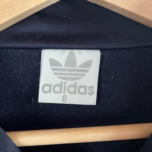 Adidas Track Top Zip Jacket Perfomance Vintage Retro 90’s size UK 12-16 - Picture 8 of 10