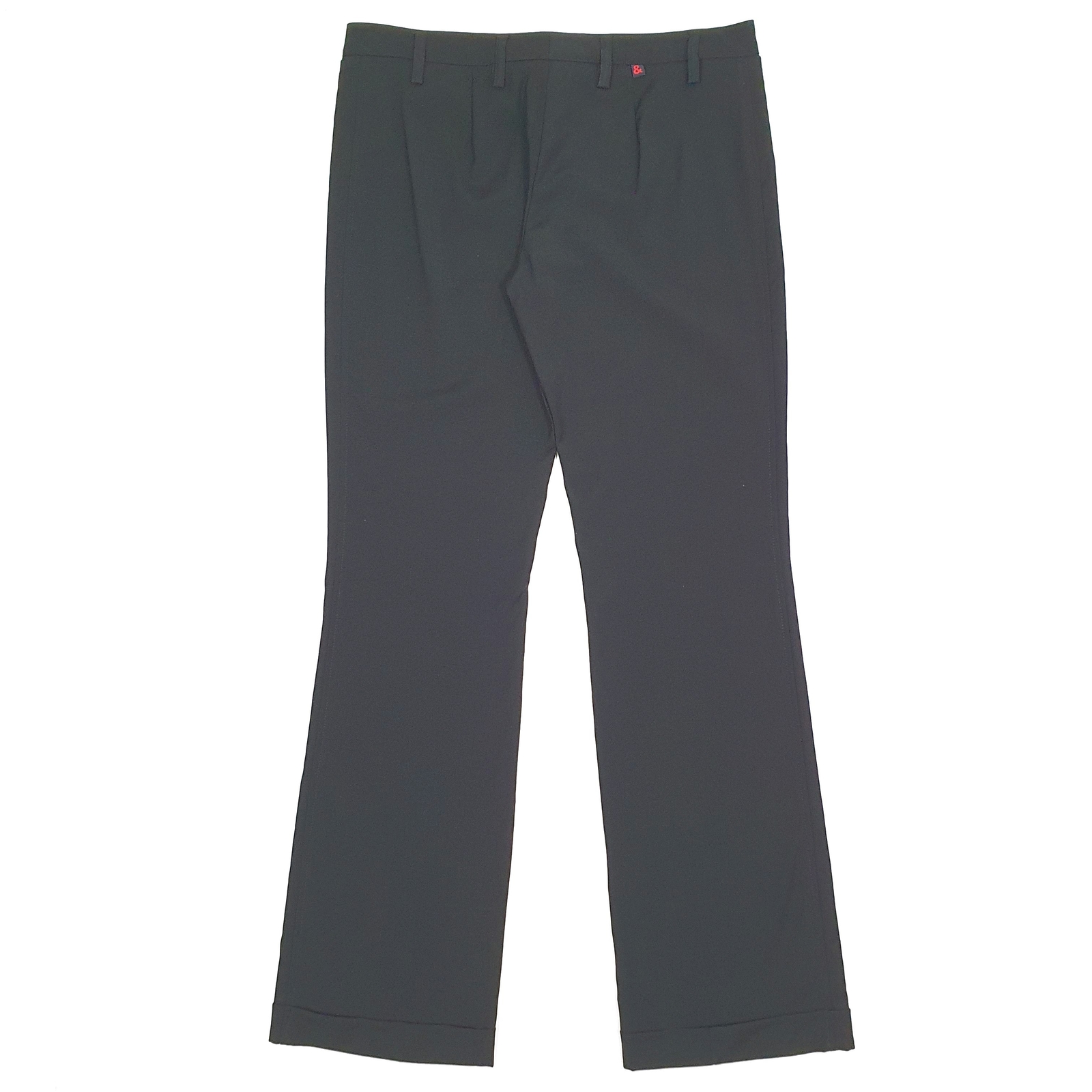 DOLCE & GABBANA Double Pleated Bootcut Chino Trousers Black Womens  14 image 3