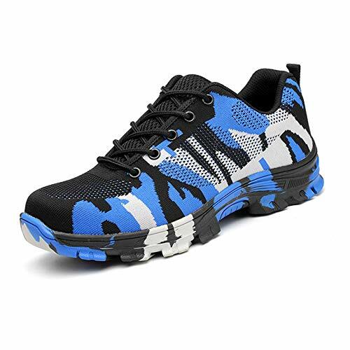 Men Safety Work Shoe Steel Toe Breathable Sneaker Camouflage Outdoor 7 - Imagen 3 de 6