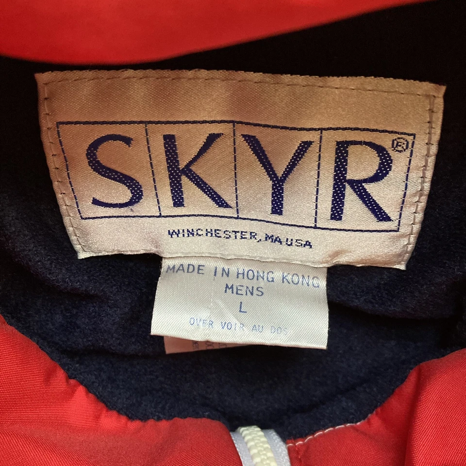 VINTAGE MENS NYLON Goretex SKI JACKET SKYR SIZE Large 1970S - Image 3 of 4