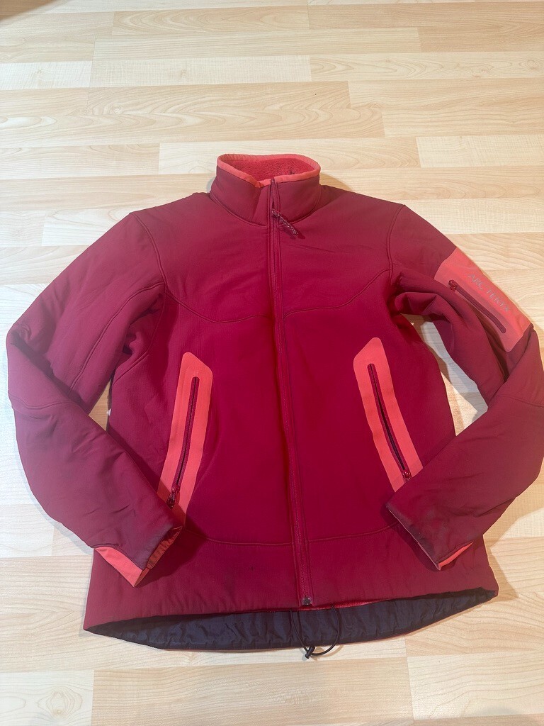 ARC'TERYX Arc’teryx Hyllus Pelliccia Polartec Giacca Donna Rosso Zip Medium