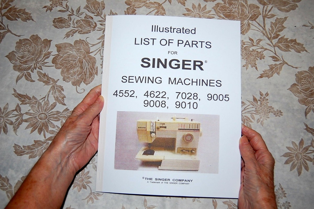 BJC-455JプリンターマニュアルとMS-DOS書籍セット Illustrated Parts Manual for Singer 4552 4622 7028 9005 9008 9010