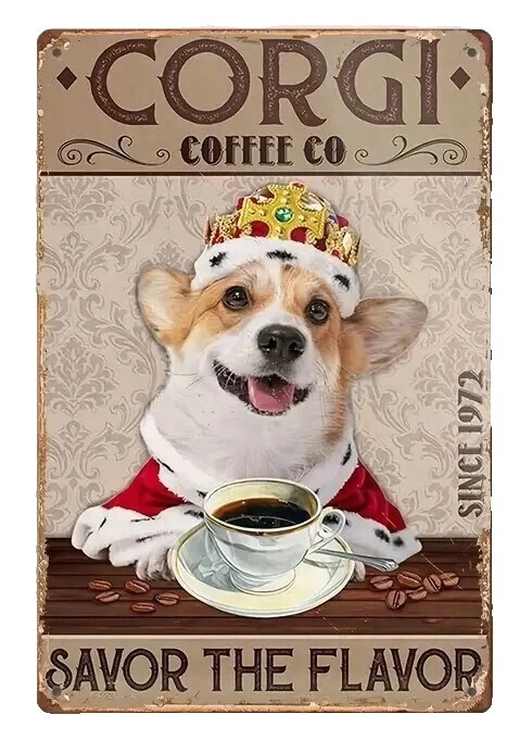 Внутренний декор таблички и знаки винтажные/ретро кофе