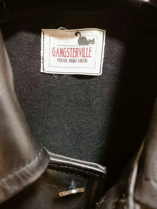 GANGSTERVILLE Horsehide Leather Car Coat Jacket Men's L