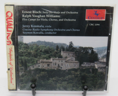JERZY KOSMALA - BLOCH: SUITE FOR VIOLA, V. WILLIAMS: FLOS CAMPI F/ MUSIC CD
